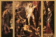 RUBENS, Pieter Pauwel The Resurrection of Christ France oil painting artist